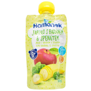ДХ Hamanek Пюре 100г Яблуко-банан-шпинат