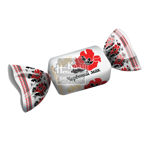 Цукерки Світоч Червоний Мак