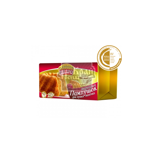 Маргарин Щедро 72% 250г Пампушок пух вип