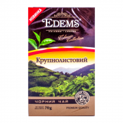 Чай Едемс 70г чорний Крупнолистовий