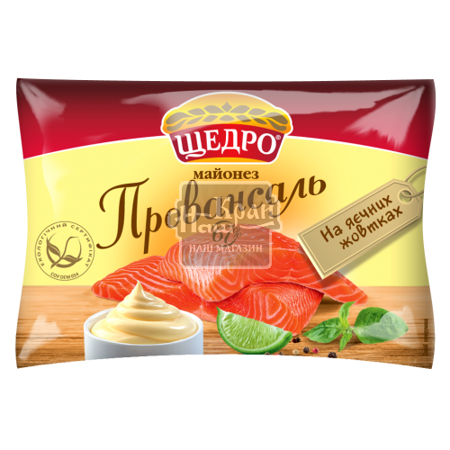 Майонез Щедро 67% 190г Провансаль філпак