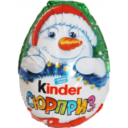 Шоколадне яйце Kinder 20г Новорічний