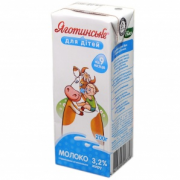 Молоко Яготинське д/дітей 3,2 % 200г т/п