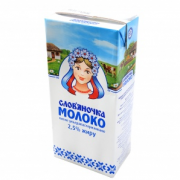 Молоко Словяночка 2,5% 950г т/п