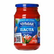 Паста Чумак 350г томатна с/б