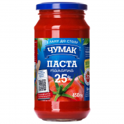 Паста Чумак с/б 450г томатна