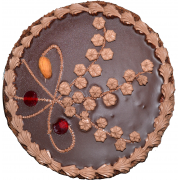 Торт Солодка Хата 1кгШоколадний з вишнею