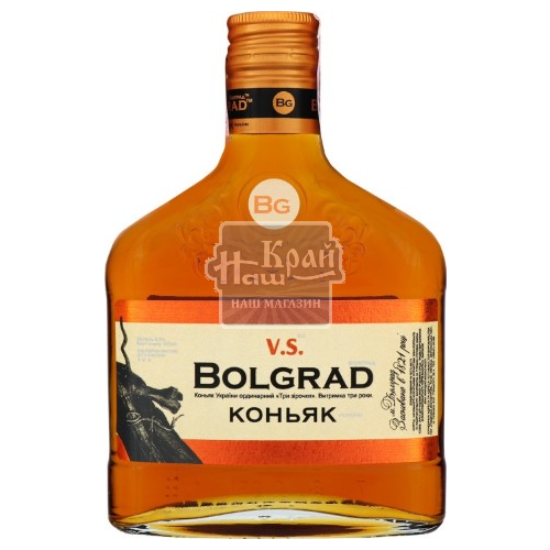 Коньяк Bolgrad 0,25л 3* 40%