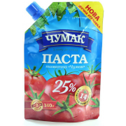 Паста Чумак 140г томатна дп 25%