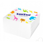 Серветки ZooZoo 24*23 100шт біла