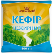 Кефір ГаличанськиЙ 0% 400г нежирний п/е
