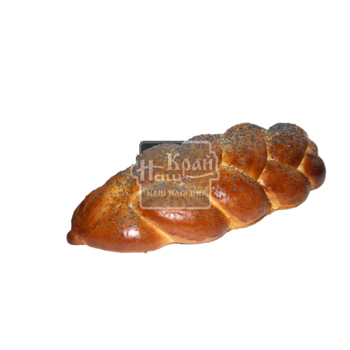 Хліб Агробізнес 600г Білий з маком різан