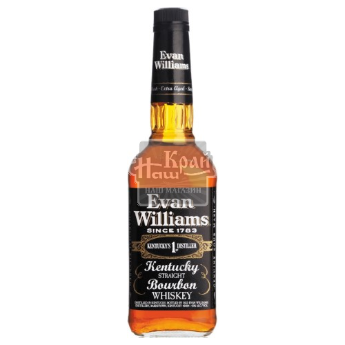 Бурбон Evan Williams 0,75л Black 43%