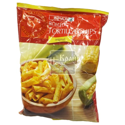 Чипси кукурудз SPAR 125г Тортілья Натур