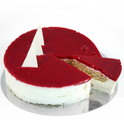 Торт Малиново сирний Власна Кондитерська