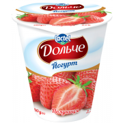 Йогурт Дольче 3,2% 280г Полуниця ст
