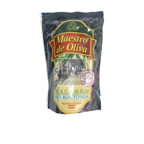 Маслини Maestro de Oliva 170г б/к пак-зо