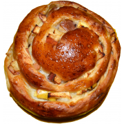 Булочка 80г Равлик з свіжих яблук