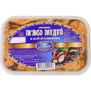 Морепрод Віксус300гМясо мідій в/о спеції
