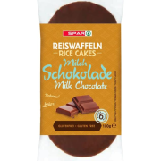 Хлібці SPAR 105г рисові з мол шоколадом