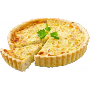 Кіш-лорен з куркою та грибами ваг