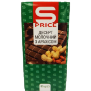 Десерт S-Price 85г молочний з арахісом