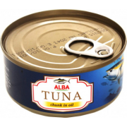 Консерва Alba 150г Тунець у вл/с Салатн