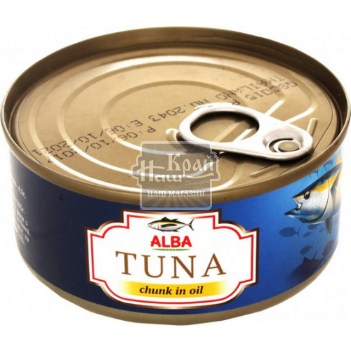 Консерва Alba Food 150г Тунець в/о цілий