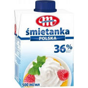 Вершки Mlekovita 36% 500мл