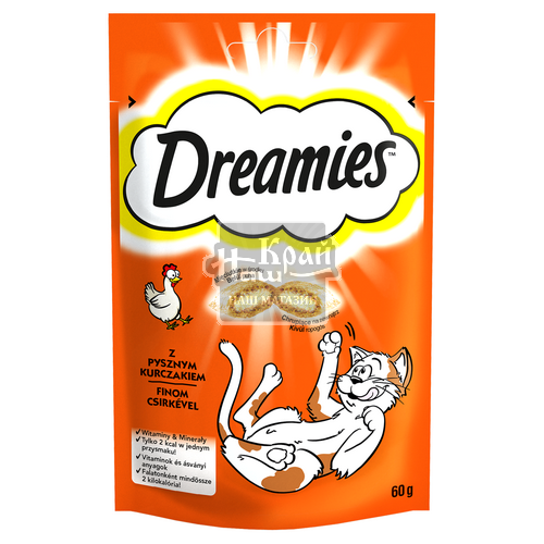 Корм Dreamies дк 60г Курка