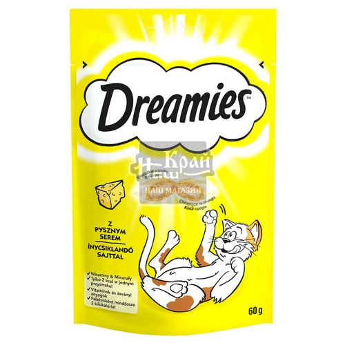 Корм Dreamies дк 60г Сир