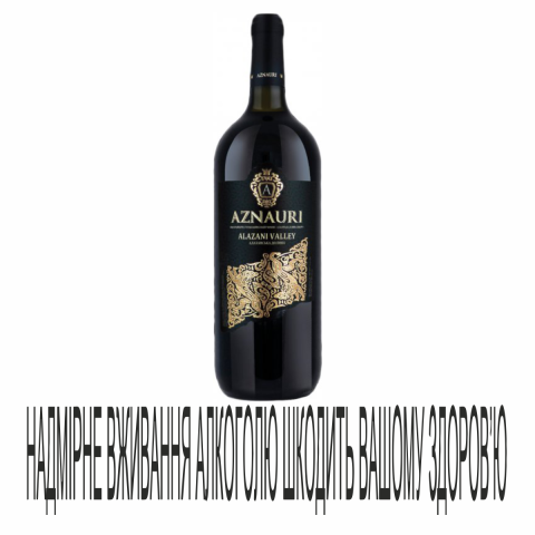 Вино Aznauri 1,5л Алазан Долина ч н/с13%