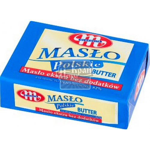 Масло Mlekovita 82% 200г Polskie