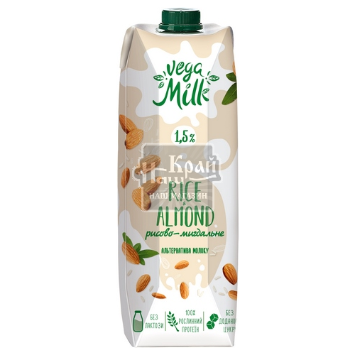 Напій Vega Milk 0,95л Рисово мигдальний