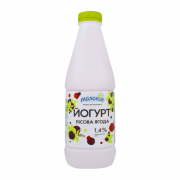 Йогурт Молокія 1,4% 870г Лісова ягода пл