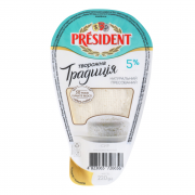 Сир President к/м 5% 220г ТворожнаТрад