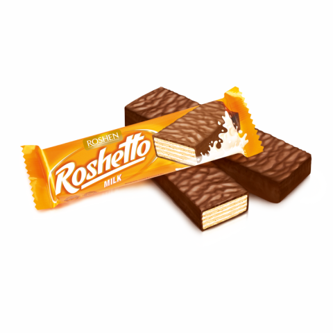 Вафлі ROSHEN 34г Roshetto milk chocolate