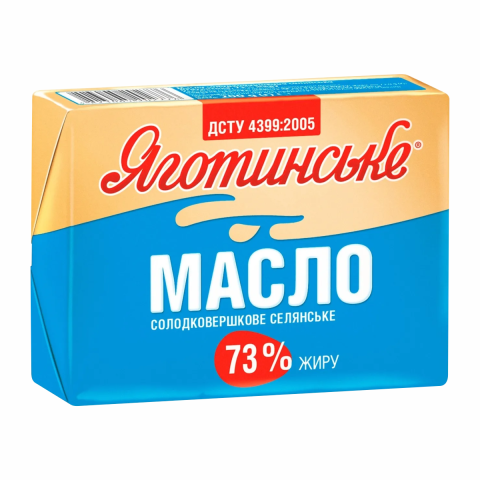 Масло Яготинське 73% 180г Селянське