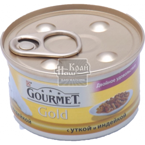 Корм Гурмет дк 85г Індик качка ж/б