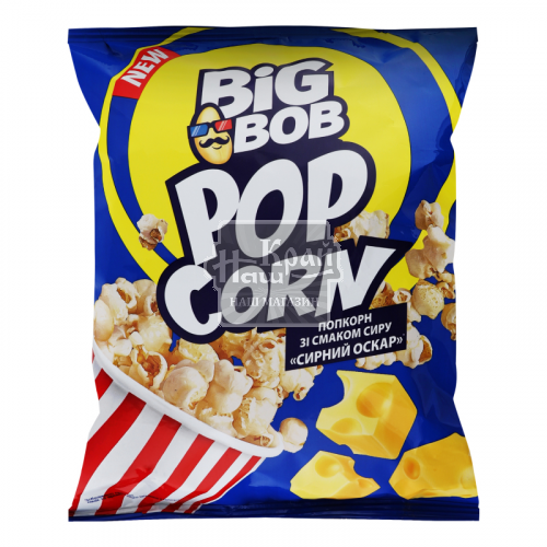 Кукурудза Big Bob 90г д/попкорну Сир