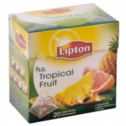 Чай Lipton 20шт*1,8г чорн Тропік фрукти