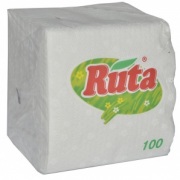Серветки Ruta 100шт білі